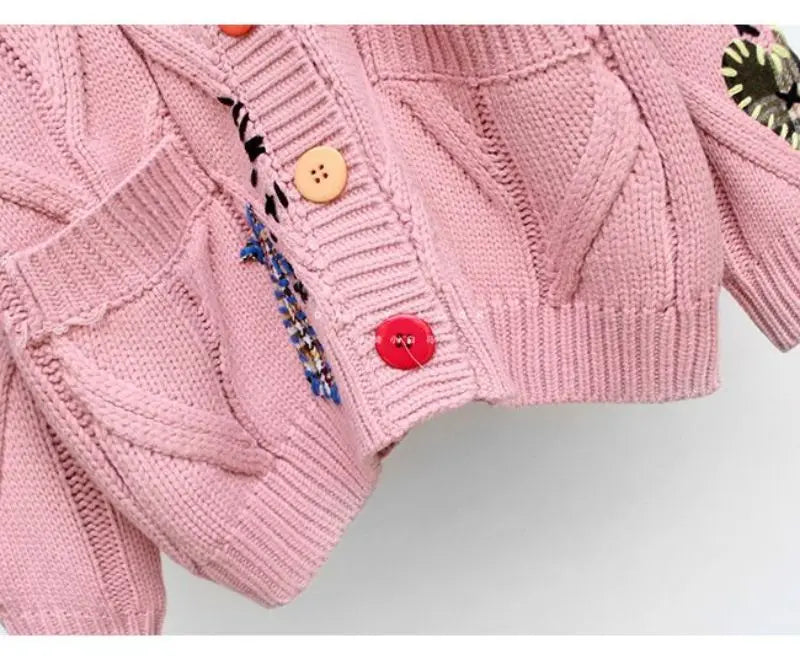 ROBBY Embroidery Cardigan