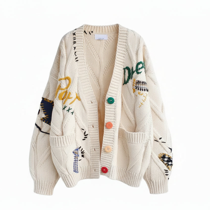 ROBBY Embroidery Cardigan