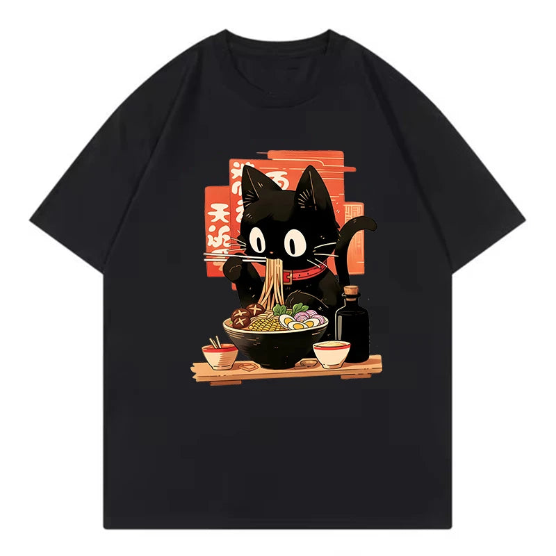 ROBBY Ramen Cat V4 T-Shirt