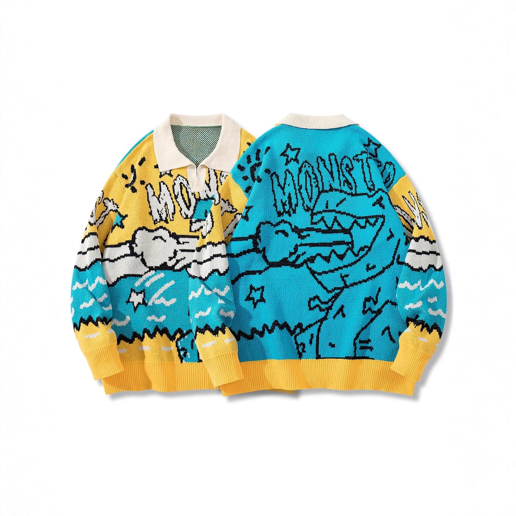 ROBBY Dinosaur Knitted Sweater