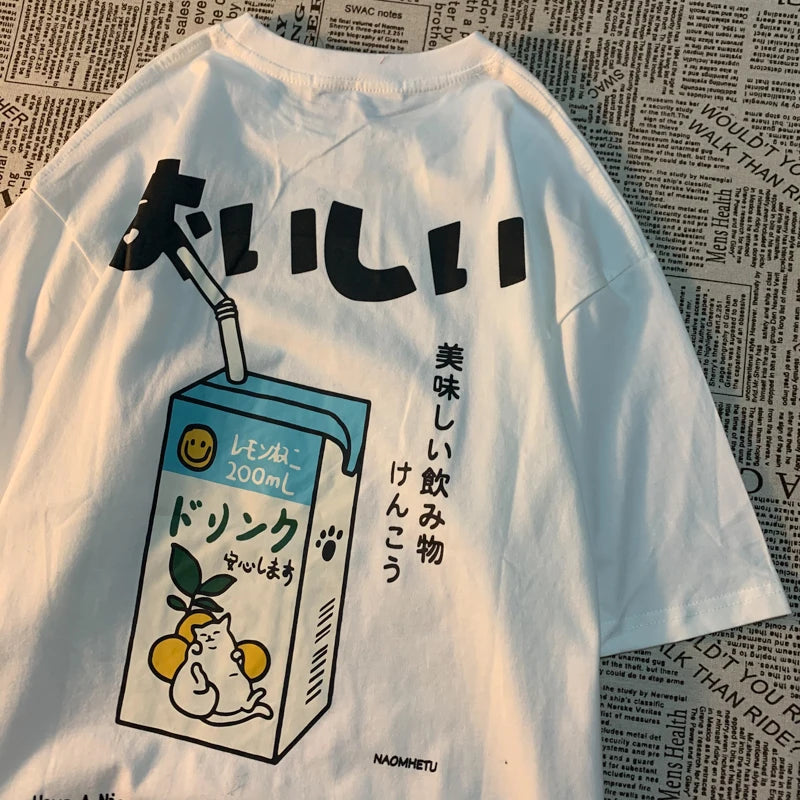 ROBBY Milk Carton Oversized T-shirt
