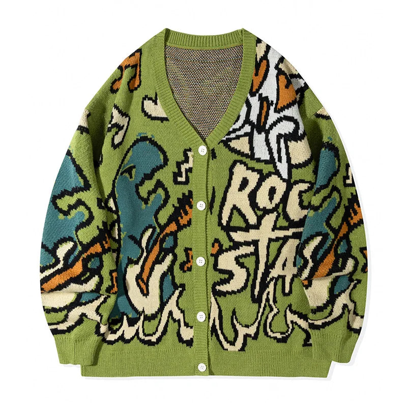 ROBBY Rock Star Dino Cardigan