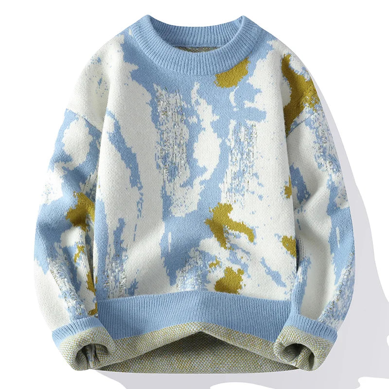 ROBBY Paint Splatter Knitted Sweater