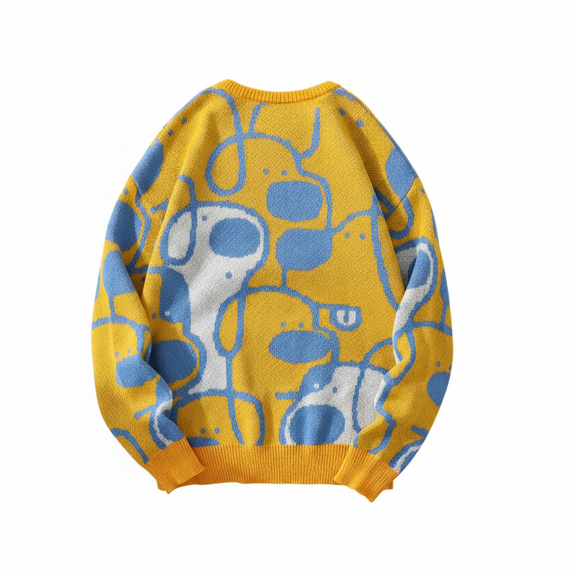 ROBBY Jacquard Doggy Knitted Sweater