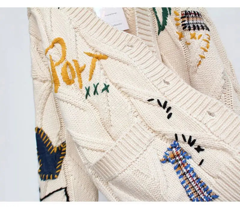 ROBBY Embroidery Cardigan