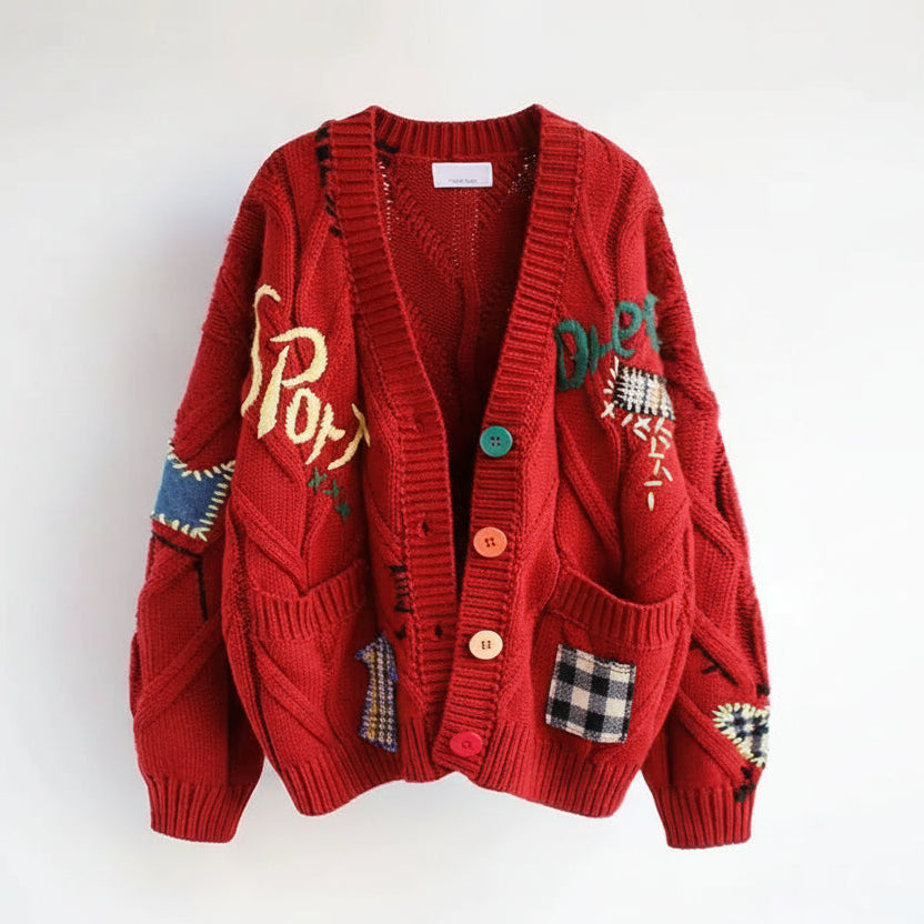 ROBBY Embroidery Cardigan