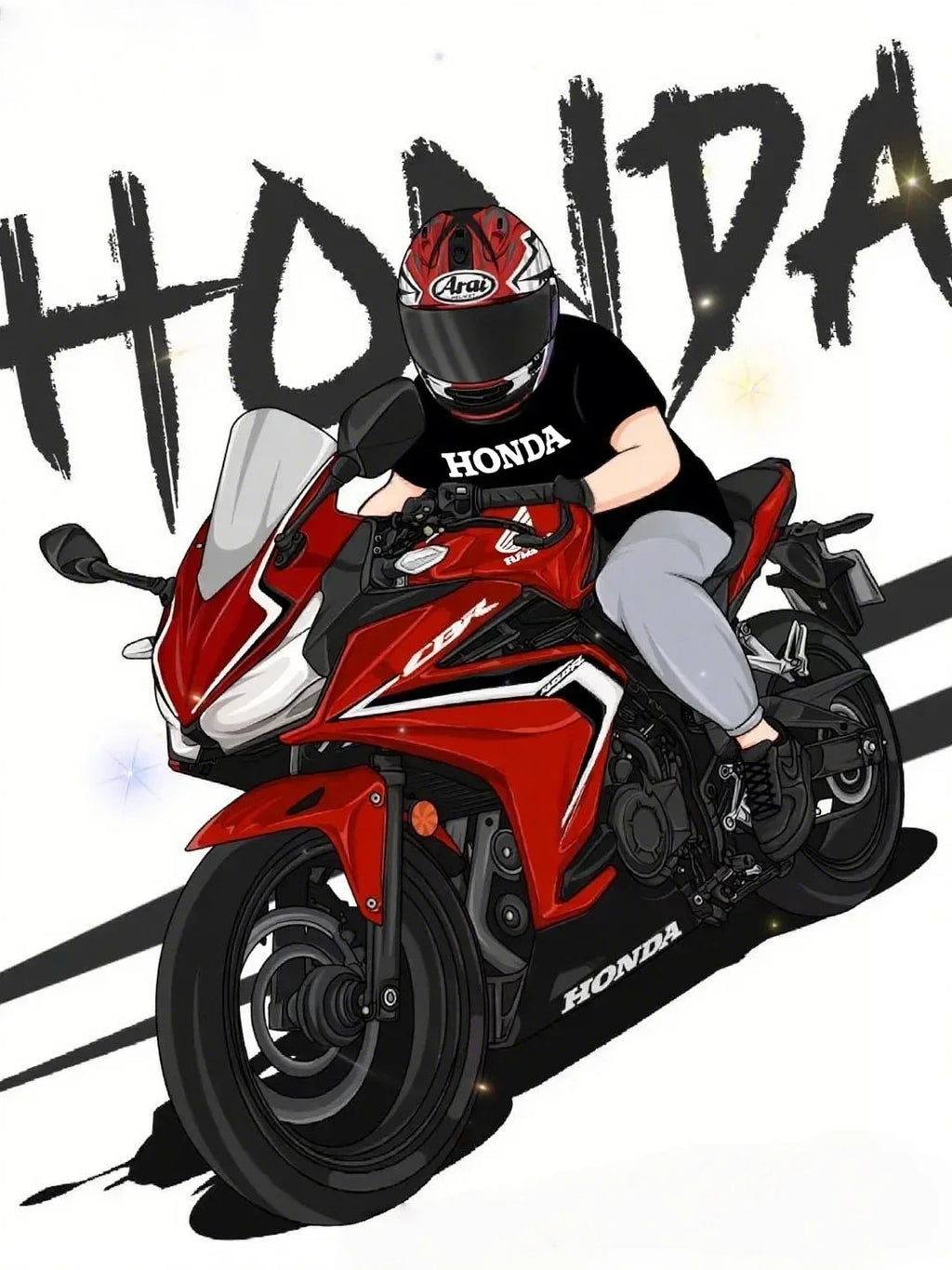 ROBBY Honda Retro T-Shirt