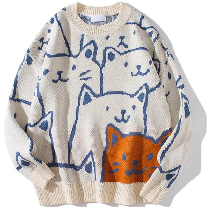 ROBBY Cat Knitted Sweater