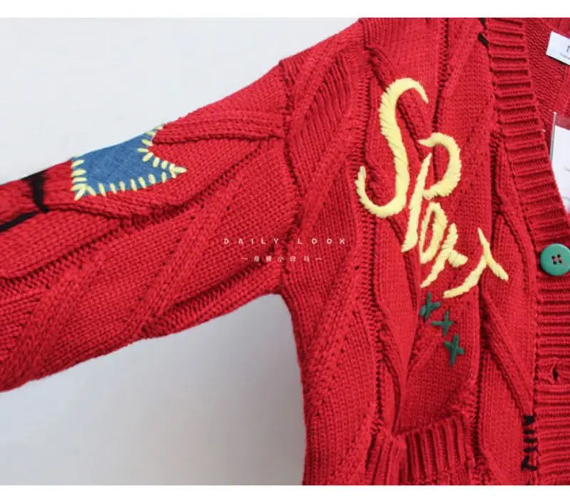ROBBY Embroidery Cardigan
