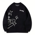 ROBBY Retro Saturn Knitted Sweater