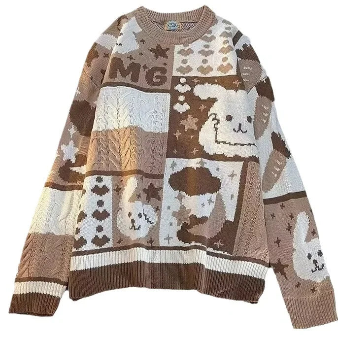 ROBBY Hearts MG Knitted Sweater