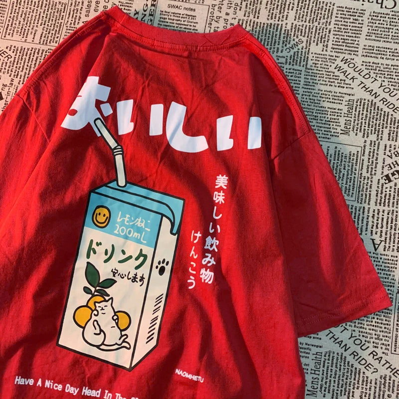 ROBBY Milk Carton Oversized T-shirt