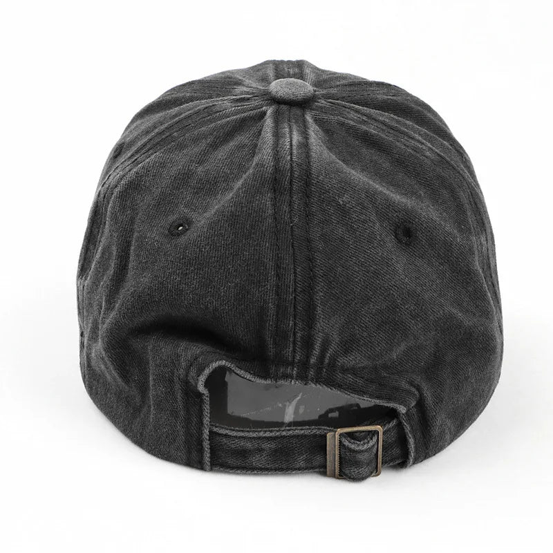 ROBBY Peach Heart Denim Baseball Cap