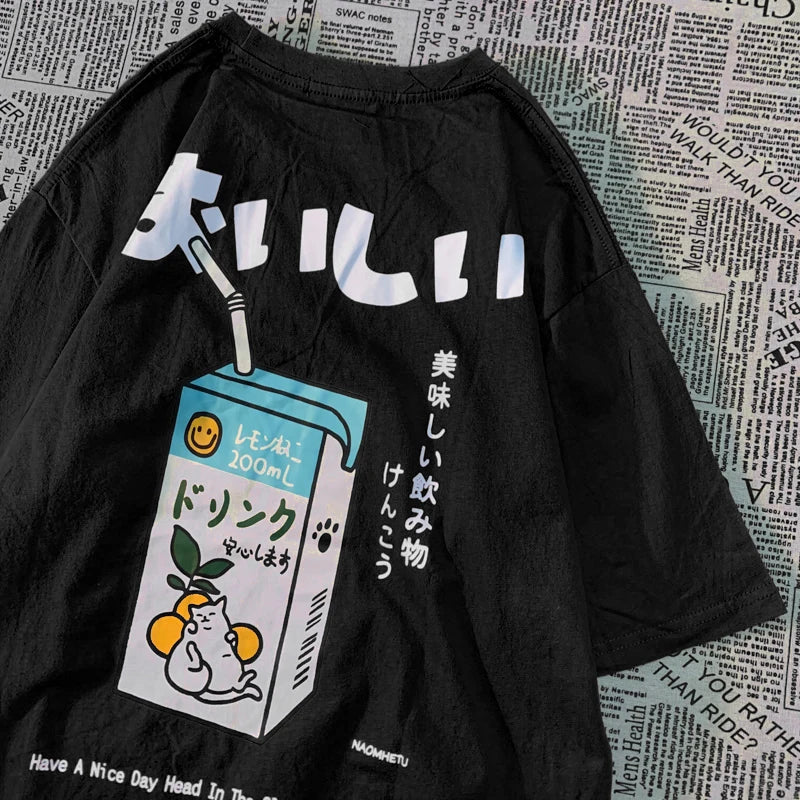 ROBBY Milk Carton Oversized T-shirt