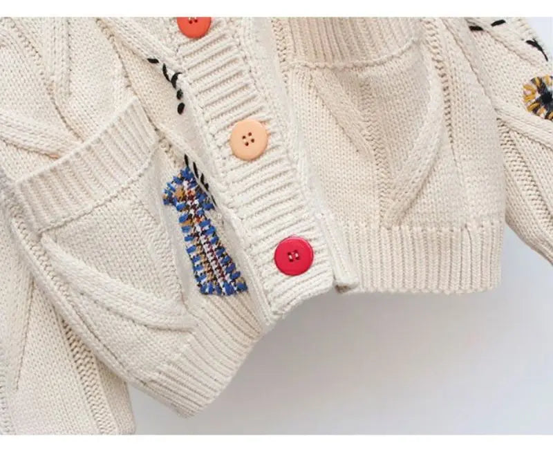ROBBY Embroidery Cardigan