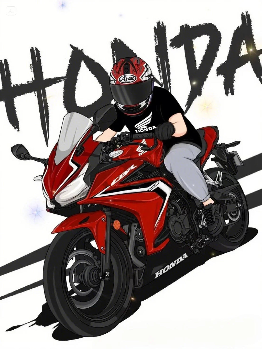 ROBBY Honda Retro T-Shirt