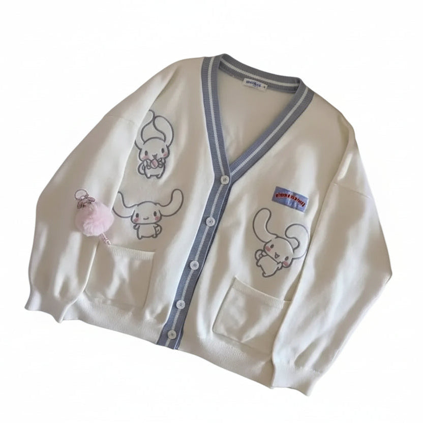 ROBBY Cinnamoroll Knitted Cardigan