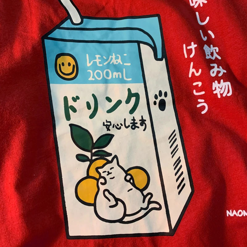 ROBBY Milk Carton Oversized T-shirt