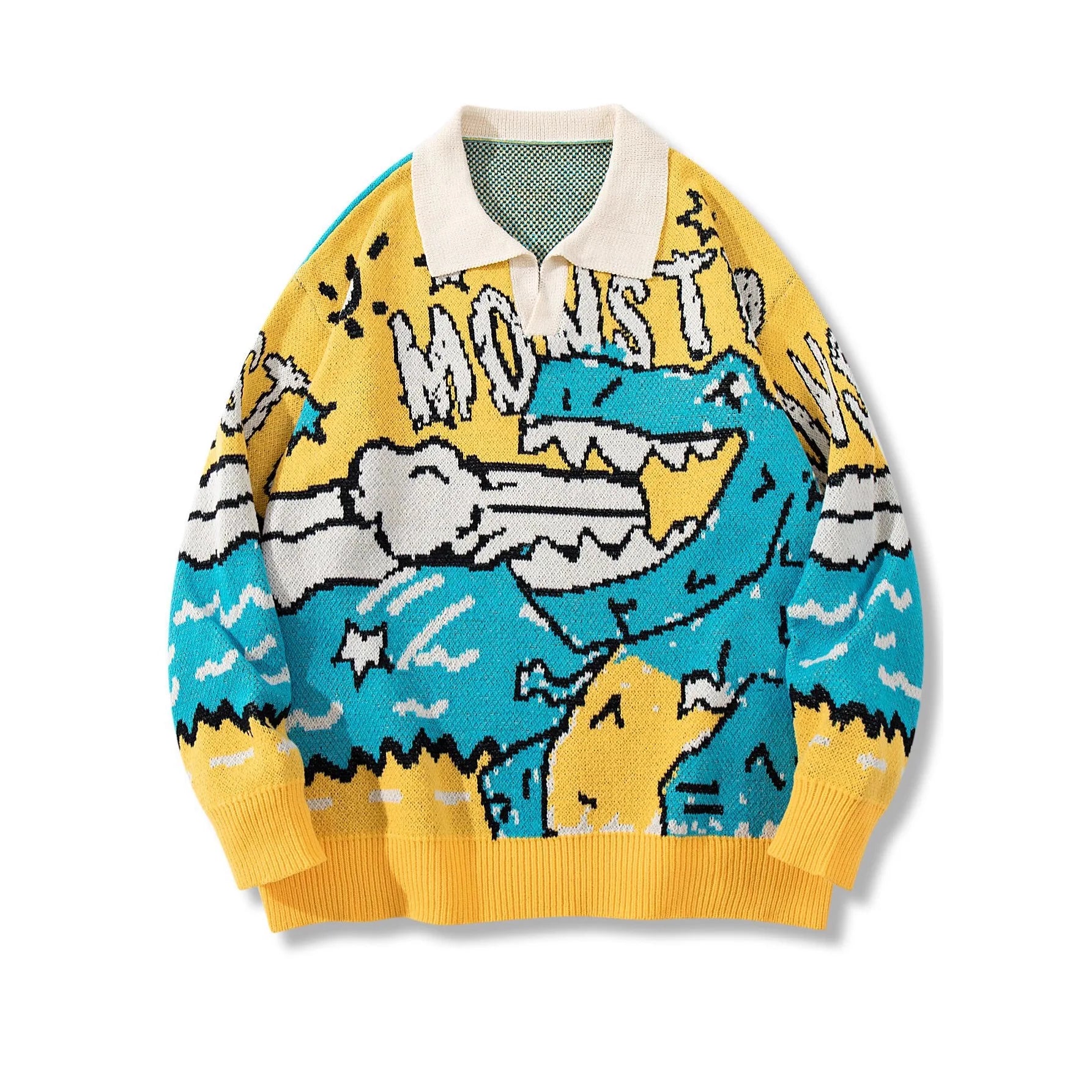 ROBBY Dinosaur Knitted Sweater
