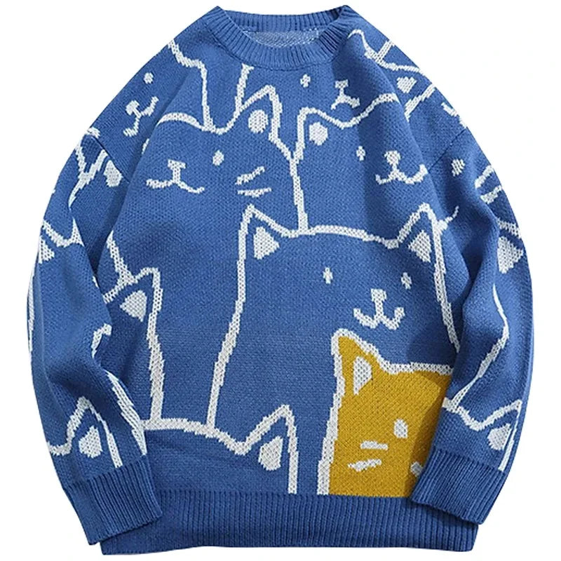 ROBBY Cat Knitted Sweater