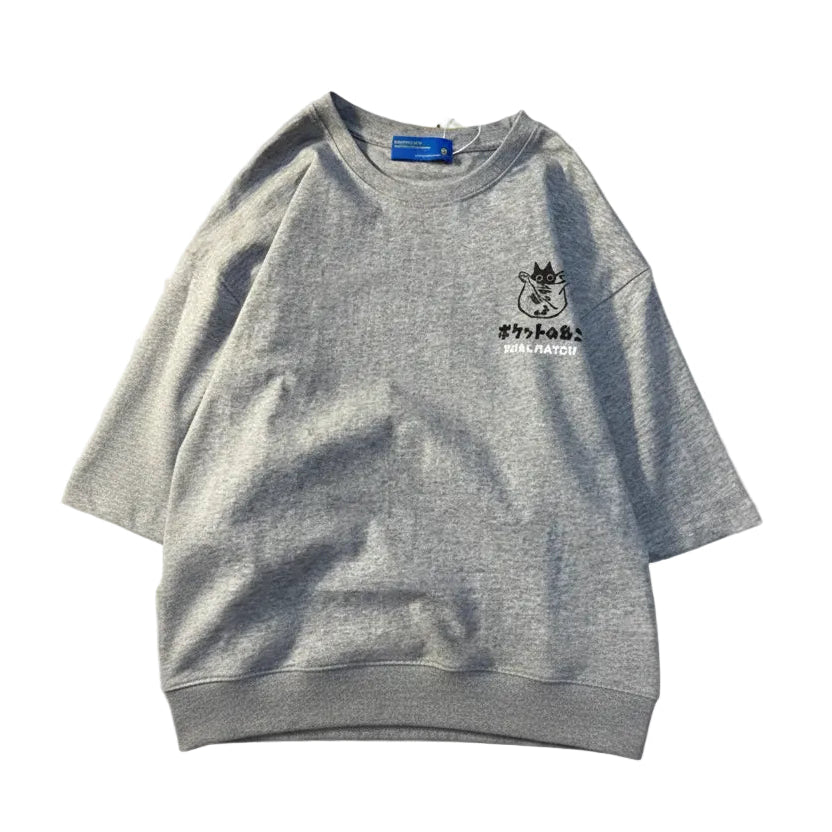 ROBBY Retro Pocket Cat T-shirt