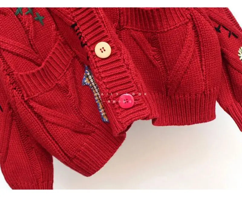 ROBBY Embroidery Cardigan