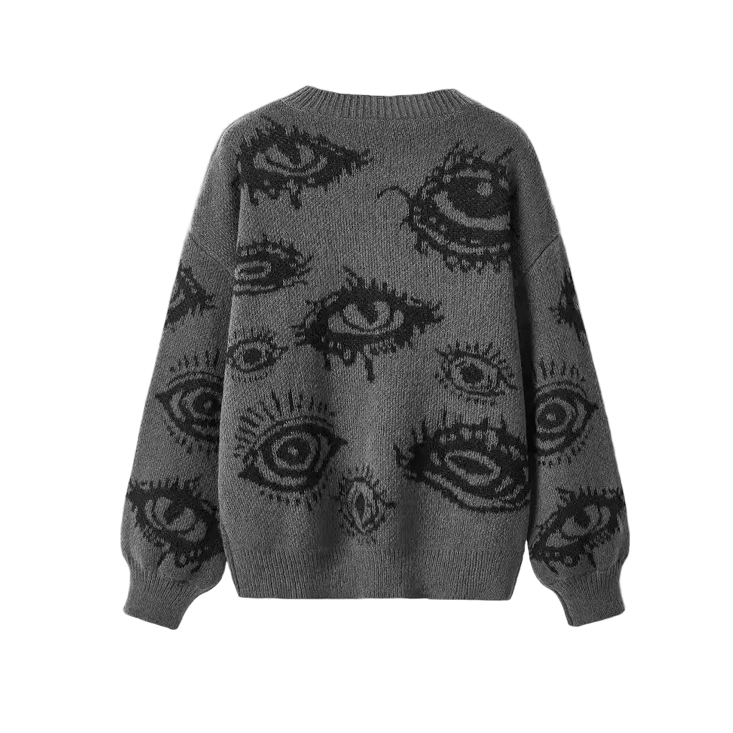 ROBBY Punk Eye Knitted Sweater